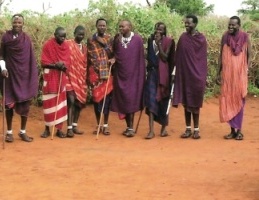  The tribe of Masai warrior